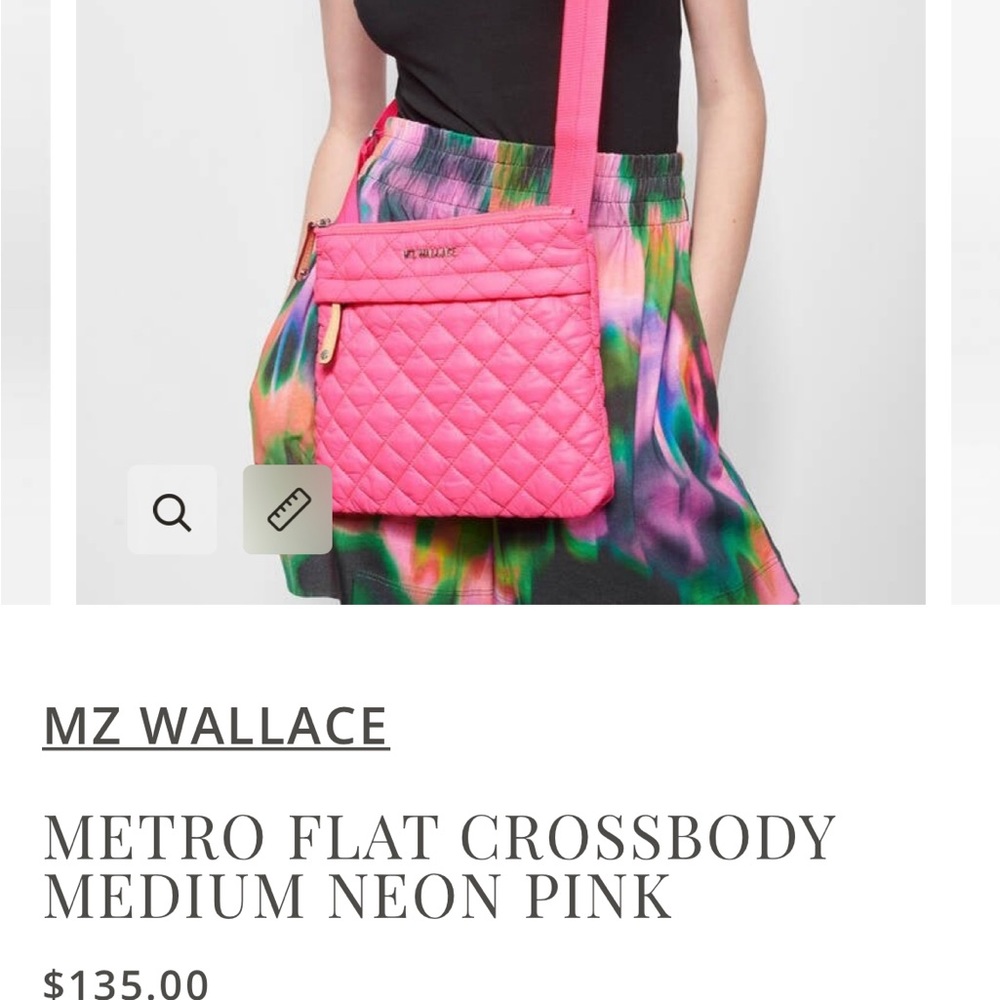 Brand new MZ Wallace crossbody bag in hot pink! Retails for $135